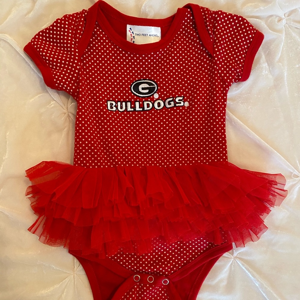 Georgia Bulldogs Tutu Onesie